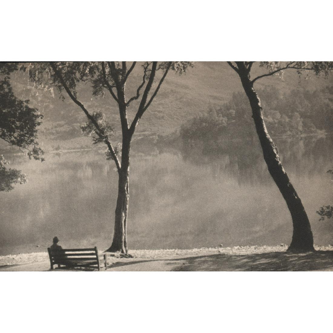 EDWIN BROOMER - By the Lakeside: Artist: EDWIN BROOMER Print Title: By the Lakeside Medium: Sheet-fed Gravure Printing Date: 1930's Printed in Great Britain Image Size: 4 X 6.25 inches Reserve: $30.00 Shipping: Domestic: Flat rate o
