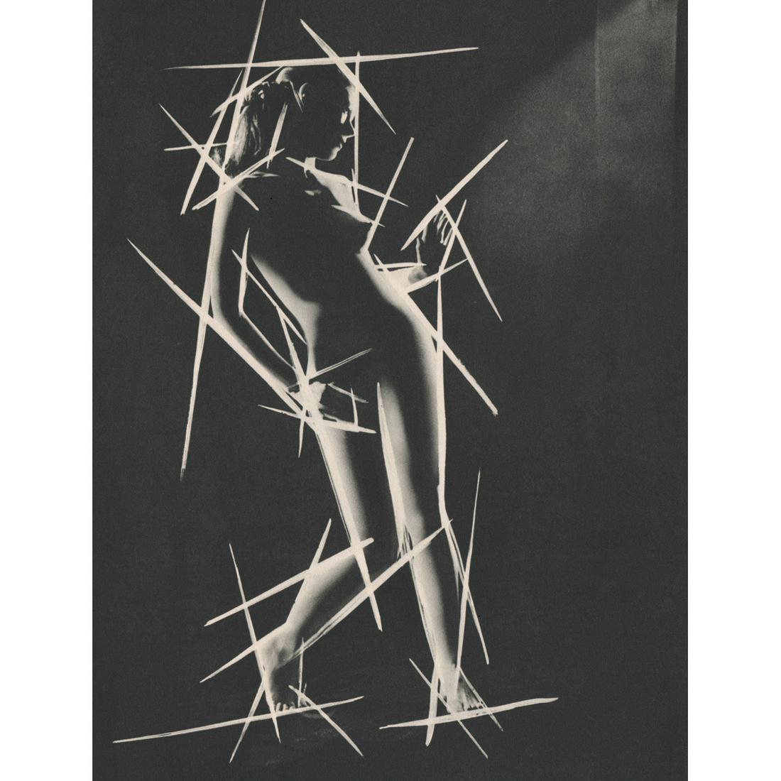 ALFRED GESCHEIDT - Nude: Artist: ALFRED GESCHEIDT Print Title: Nude Medium: Sheet-fed Gravure Printing date: 1951 Printed in the USA Image Size: 9 X 7 inches Arthur Gescheidt (1926-2012) was an American photographer. He speci