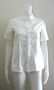BALENCIAGA PARIS WHITE SHORT SLEEVE TOP BLOUSE SHIRT