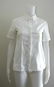 BALENCIAGA PARIS WHITE SHORT SLEEVE TOP BLOUSE SHIRT - 4