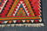 C 1920s ANTIQUE RARE SIZE CAUCASIAN KILIM 6.7x13.8 HIGH - 2