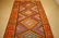 c1920s ANTIQUE VEGY DYE FINE CAUCASIAN KILIM 4.5x10.3 - 2