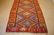 c1920s ANTIQUE VEGY DYE FINE CAUCASIAN KILIM 4.5x10.3 - 3