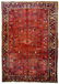 Handmade antique Persian Heriz rug 7.3' x 10.1' ( 222cm