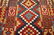 c1920sANTIQUE VEGY DYE RARE COLLECTABLE CAUCASIAN KILIM - 12