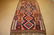c1920sANTIQUE VEGY DYE RARE COLLECTABLE CAUCASIAN KILIM