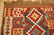 c1920sANTIQUE VEGY DYE RARE COLLECTABLE CAUCASIAN KILIM - 4