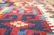 c1920sANTIQUE VEGY DYE RARE COLLECTABLE CAUCASIAN KILIM - 9