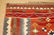 c1920s ANTIQUE FINE WOVEN UNIQUE DESIGN CAUCASIAN KILIM - 5