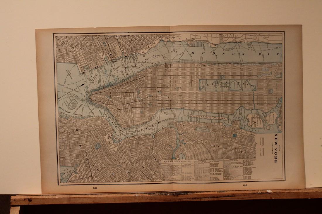 1883 Map of New York City (1 of 3)