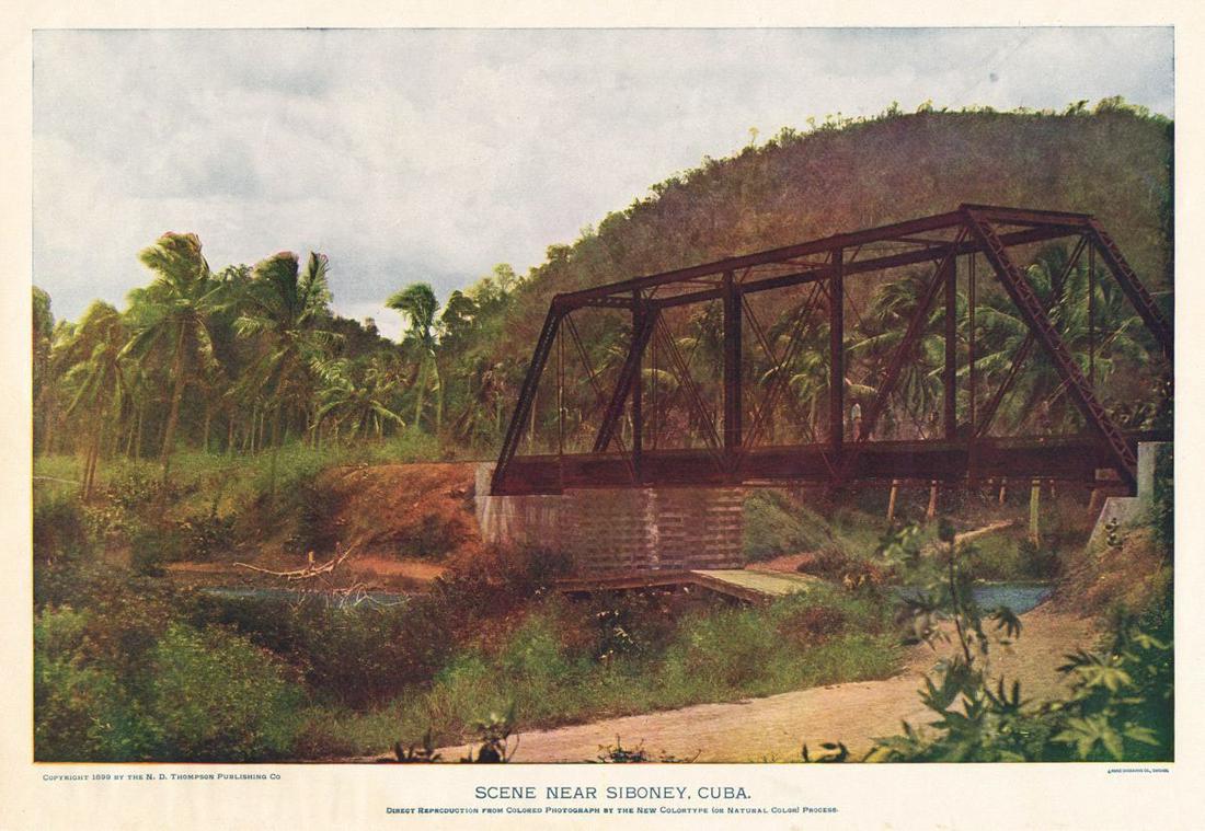 Lot of Five 19th-cent. Scenic Views of Rural Cuba (1 of 5)