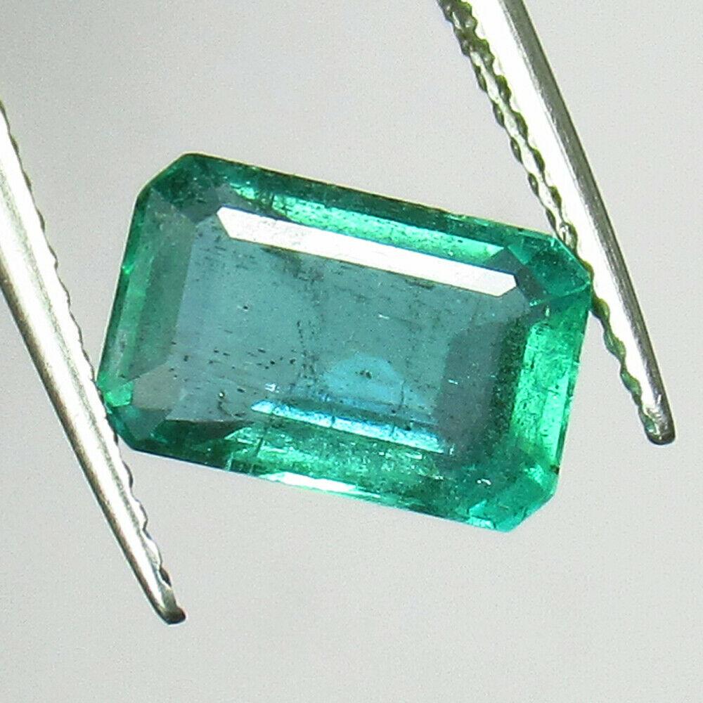 1.83 Ct Natural Zambian Emerald Octagon Cut (1 of 2)