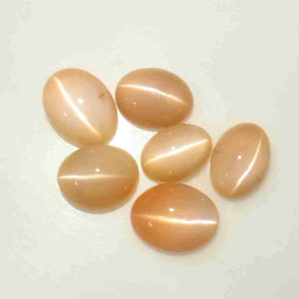 17.80 Ctw Natural 6 Moonstone Nice Oval Necklace Set: Title: 17.80 Ctw Natural 6 Moonstone Nice Oval Necklace Set Stone Clarity: Transparent Gemstones: Moonstone Carat Weights: 17.8 Size/Dimensions: 9.7x7.0 to 11.1x8.6 mm / 6 PC's Additional Information: