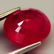 2,47 cts Natural Oval Blood Red Ruby - 2