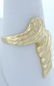 LADIES 14K YELLOW GOLD DIAMOND CUT LONG DOME STYLE FINE - 2