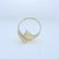 LADIES 14K YELLOW GOLD DIAMOND CUT LONG DOME STYLE FINE - 4