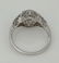 18K WHITE GOLD .20ct DIAMOND VINTAGE FILIGREE RING - 4