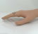 18K WHITE GOLD .20ct DIAMOND VINTAGE FILIGREE RING - 5