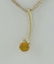 LADIES 10K YELLOW GOLD 1/4ct ROUND CITRINE NOVEMBER