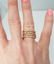 NEW 18k ROSE GOLD 1.08ct ROUND DIAMOND BEZEL SET - 8