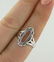 LADIES STERLING SILVER OVAL CABOCHON PINK GEMSTONE FINE - 4