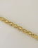 LADIES 10k YELLOW GOLD 3/4ct ROUND DIAMOND WAVE LINK - 8