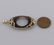 LADIES 14K YELLOW GOLD CUSTOM SYNTHETIC SMOKEY TOPAZ - 4