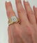 MENS 14k YELLOW GOLD BRUSHED 1/2ct VS2 GH ROUND DIAMOND - 7