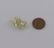10K YELLOW GOLD DIAMOND CUT TEXTURED EAGLE SLIDE FINE - 4