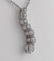 LADIES 14K WHITE GOLD 1/2ct ROUND 7 DIAMOND JOURNEY - 2