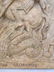 Marble bas-relief - Saint George and the Dragon - 41 x - 14