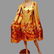 Vtg 1950's Tank Floral dress and Opera Coat reversible
