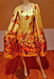 Vtg 1950's Tank Floral dress and Opera Coat reversible - 5