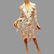 Opera French Lace layering Kimono/ Robe Bell slit