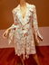 Opera French Lace layering Kimono/ Robe Bell slit - 4