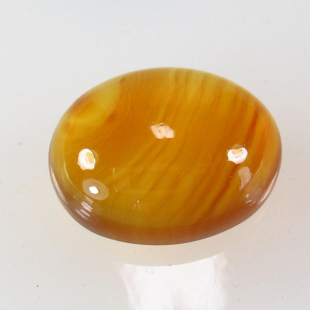6.87 Ct Natural Carnelian Oval Cabochon: No Reserve! Title: 6.87 Ct Natural Carnelian Oval Cabochon Clarity: Semi-Transparent Gemstone: Natural Carnelian Carat Weight: 6.87 Size/Dimensions: 14.40 x 11.70 x 5.50 mm Additional Information: Exc
