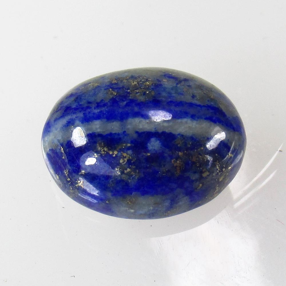 8.40 Ct Natural Lapis Lazuli Oval Cab: No Reserve! Title: 8.40 Ct Natural Lapis Lazuli Oval Cab Clarity: Opaque Gemstone: Natural Lapis Lazuli Carat Weight: 8.40 Size/Dimensions: 14.20 x 11.10 x 5.70 mm Additional Information: Nice Oval Ca