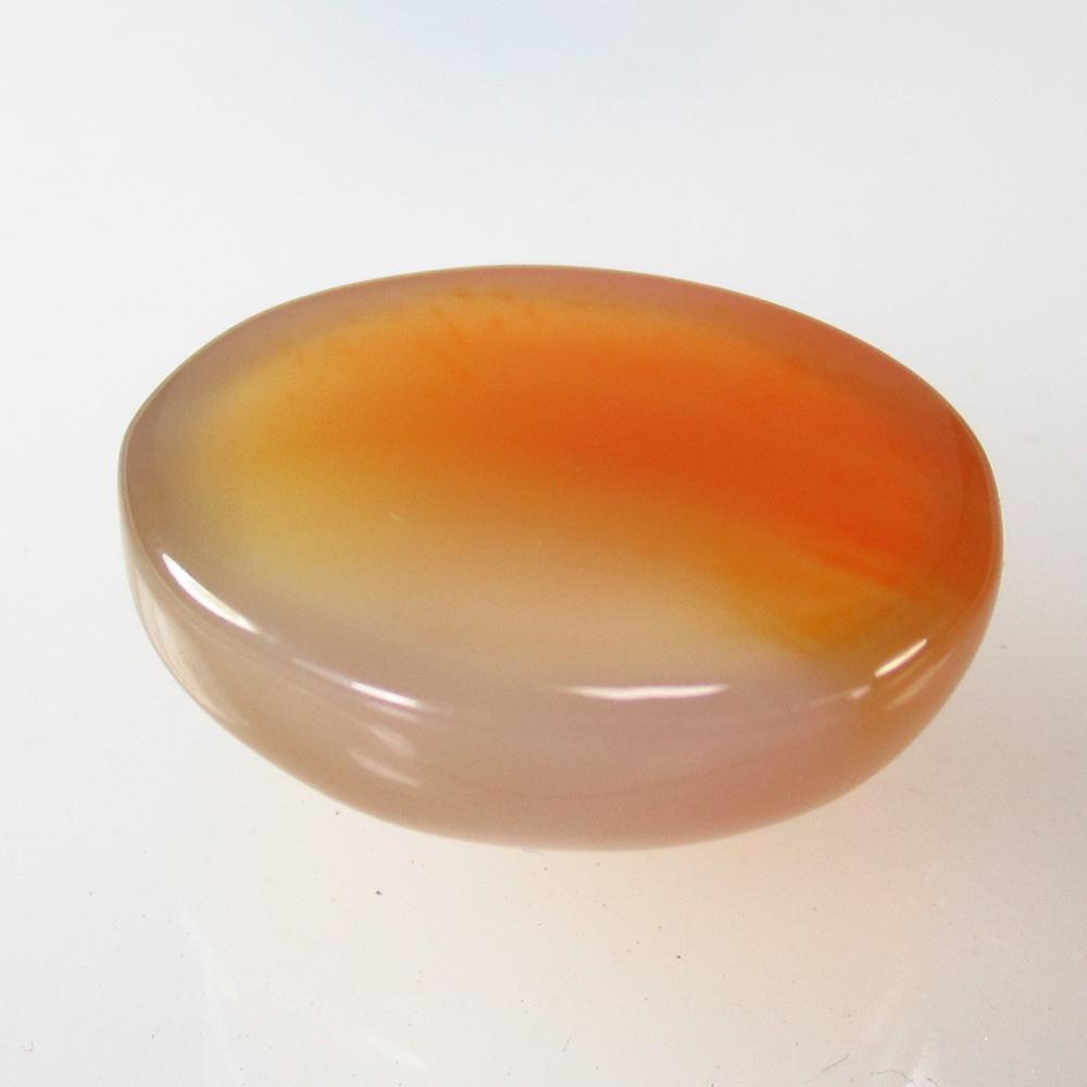 13.64 Ct Natural Carnelian Oval Cabochon: No Reserve! Title: 13.64 Ct Natural Carnelian Oval Cabochon Clarity: Semi-Transparent Gemstone: Natural Carnelian Carat Weight: 13.64 Size/Dimensions: 17.90 x 15.00 x 6.40 mm Additional Information: E