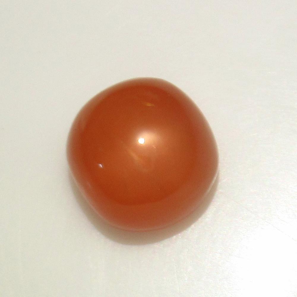 10.57 Ct Natural Moonstone Round Cab: No Reserve! Title: 10.57 Ct Natural Moonstone Round Cab Clarity: Transparent Gemstone: Natural Moonstone Carat Weight: 10.57 Size/Dimensions: 12.20 x 12.20 x 9.40 mm Additional Information: Nice Round