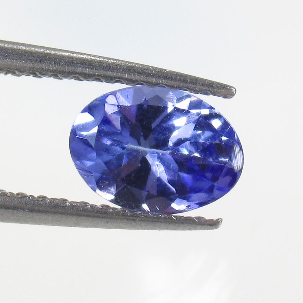 0.75 Ct Natural Tanzanite 7X5 mm Oval Cut (1 of 2)