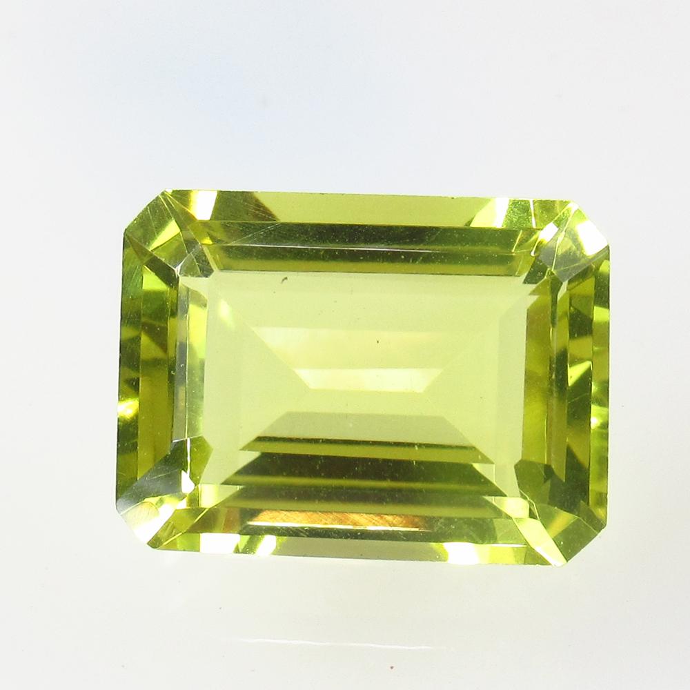 11.00 Ct Natural Lemon Quartz Octagon Cut: No Reserve! Title: 11.00 Ct Natural Lemon Quartz Octagon Cut Clarity: VVS Gemstone: Natural Lemon Quartz Carat Weight: 11.00 Size/Dimensions: 16.00 x 12.00 x 7.90 mm Additional Information: Good Luste