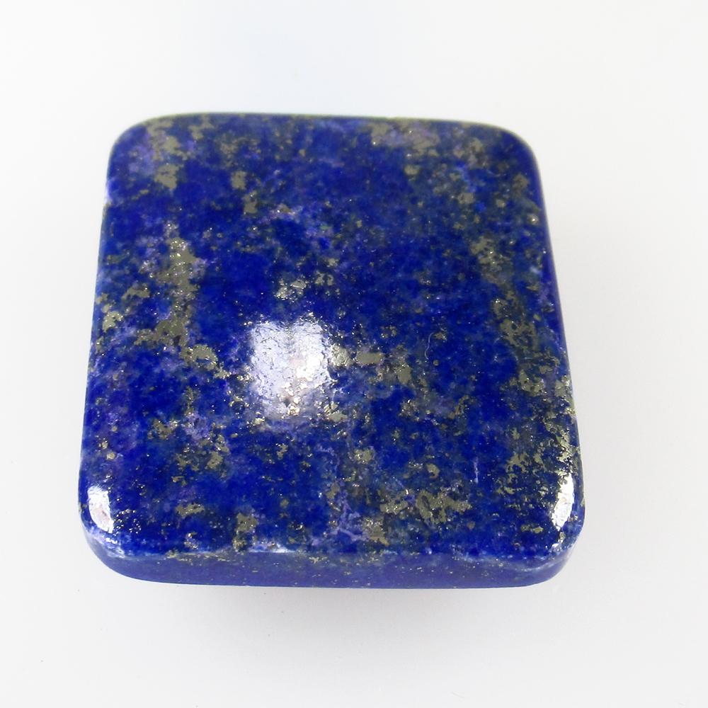 50.84 Ct Natural Lapis Lazuli 31x26 mm Octagon Cab: No Reserve! Title: 50.84 Ct Natural Lapis Lazuli 31x26 mm Octagon Cab Clarity: Opaque Gemstone: Natural Lapis Lazuli Carat Weight: 50.84 Size/Dimensions: 31.00 x 26.00 x 5.50 mm Additional Information
