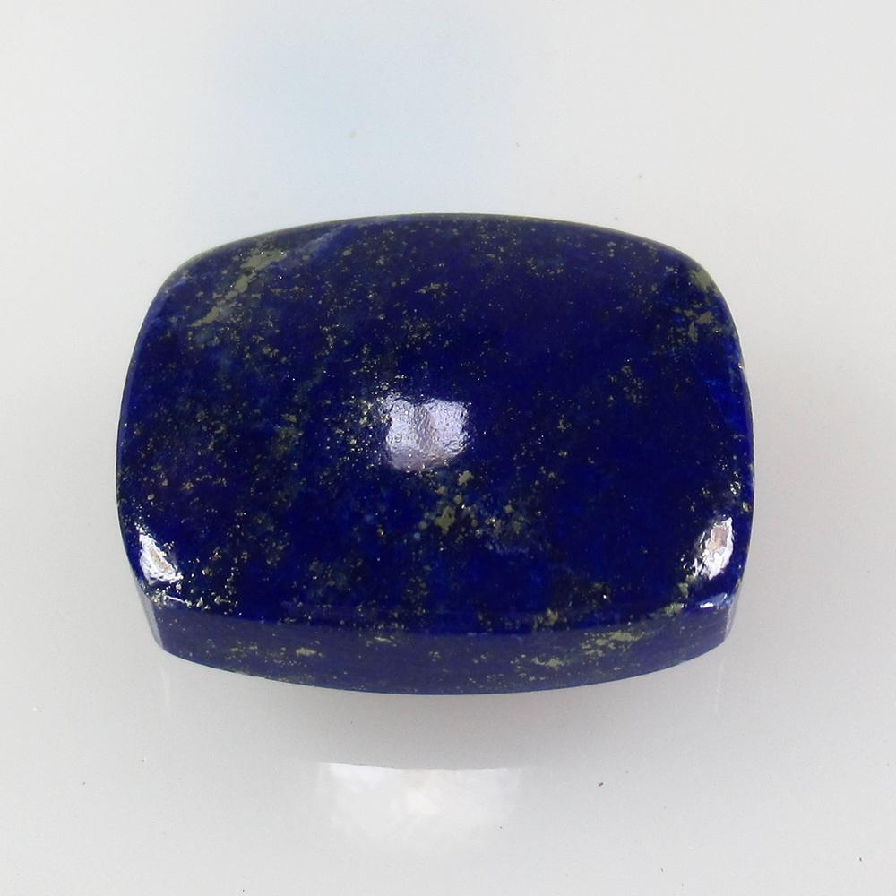 34.31 Ct Natural Lapis Lazuli 21x20 mm Octagon Cab: No Reserve! Title: 34.31 Ct Natural Lapis Lazuli 21x20 mm Octagon Cab Clarity: Opaque Gemstone: Natural Lapis Lazuli Carat Weight: 34.31 Size/Dimensions: 21.00 x 20.30 x 6.20 mm Additional Information