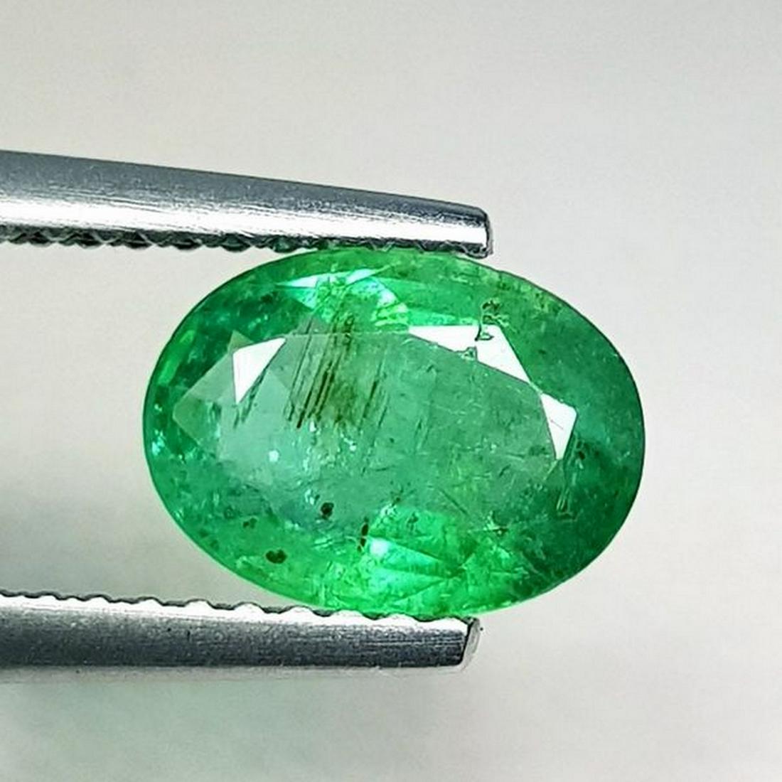 Natural Emerald Oval Cut 1.43 ct (1 of 5)