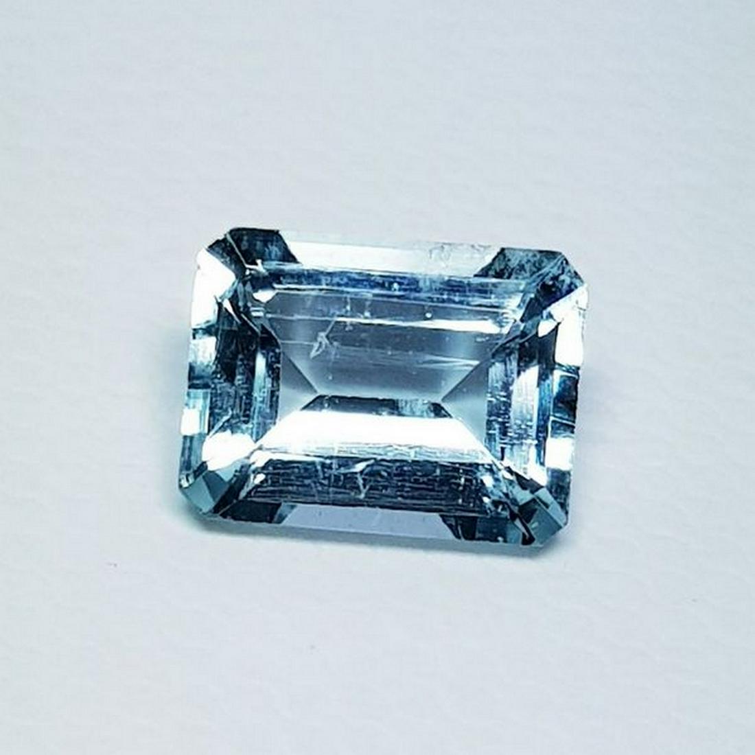 Natural Aquamarine Emerald Cut 1.45 ct (1 of 5)