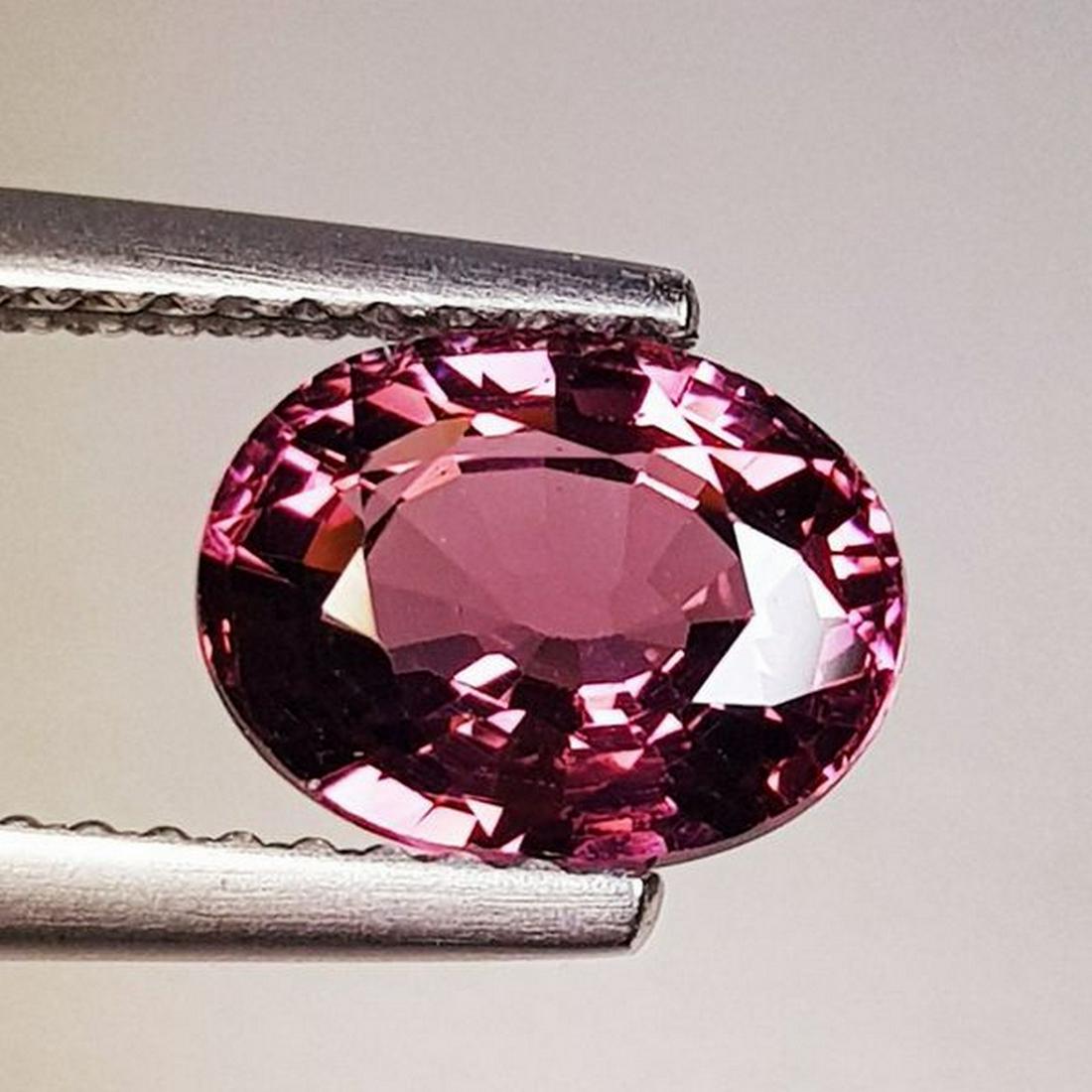 Natural Rhodolite Garnet Oval Cut 2.19 ct: No Reserve! Title: Natural Rhodolite Garnet Oval Cut 2.19 ct Color/Clarity: VVS - VS Carat Weight: 2.19 Size/Dimensions: 8.40 x 6.50 x 4.60 Additional Information: Oval - Burma Shipping: Domestic: Fl