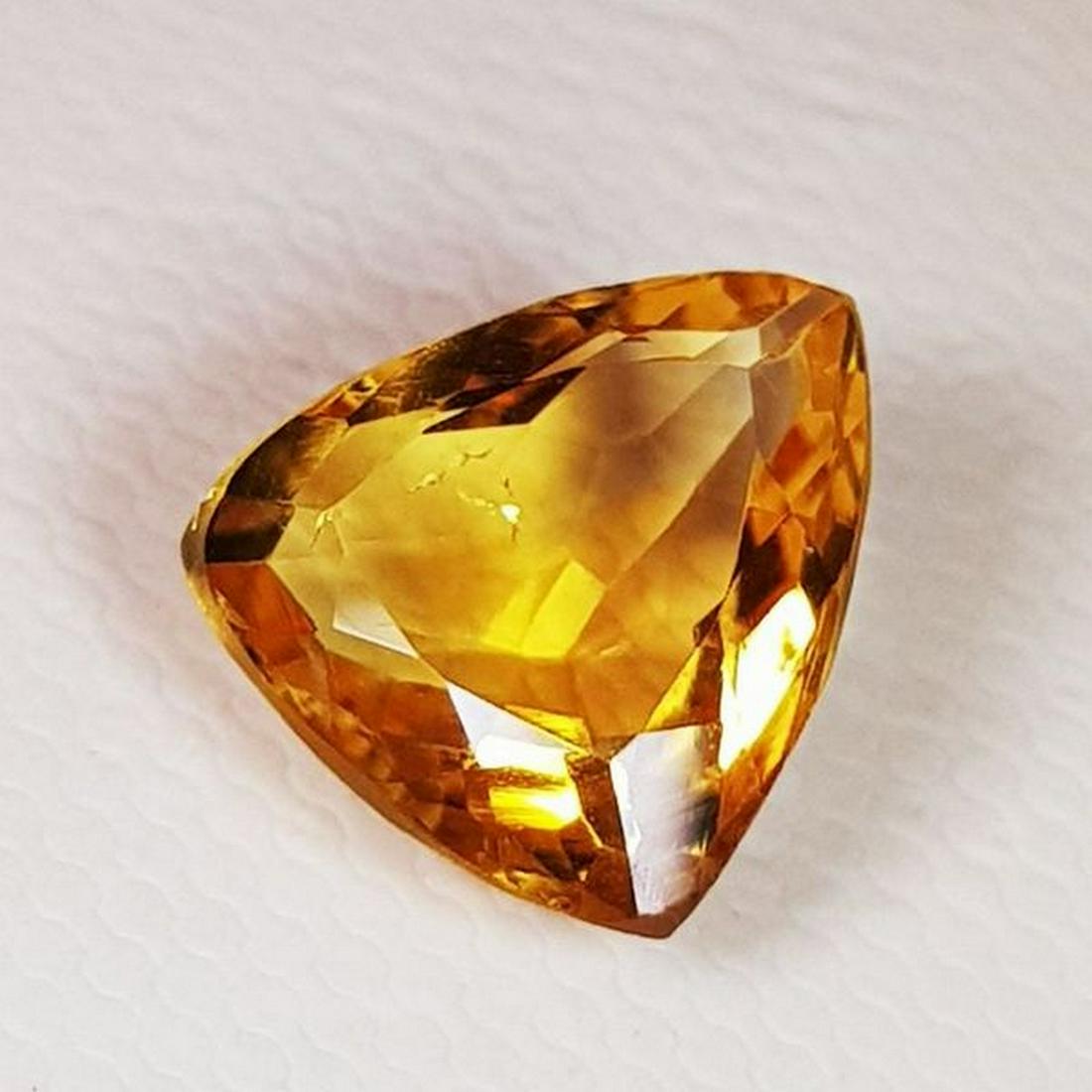 Natural Citrine Triangle Cut 2.73 ct (1 of 5)