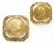 CLASSY! 22k GOLD COIN EARRINGS in 14k YG