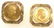 CLASSY! 22k GOLD COIN EARRINGS in 14k YG - 2