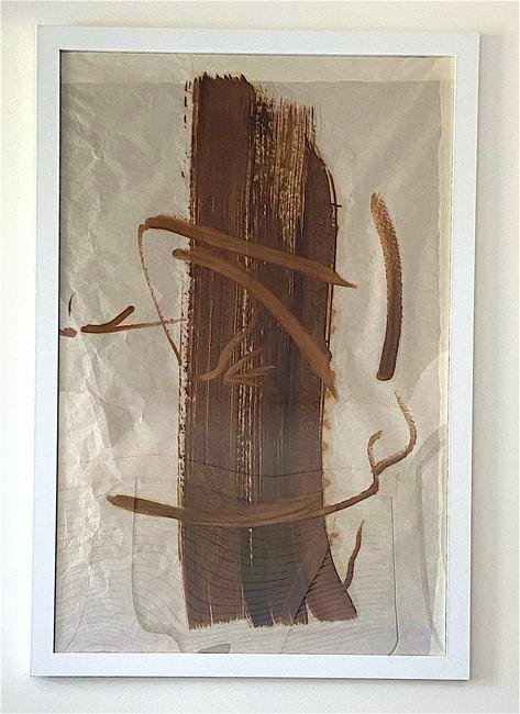 Original Greg Lauren Oil Painting on Paper Framed: Large 40"x26" Original Greg Lauren Oil Painting On Paper with Invoices and Documents. Dimensions: 40"x26". Medium: Oil on Paper. Additional Documents Dimensions: 8 1/2" x 11". Frame: Included to prese